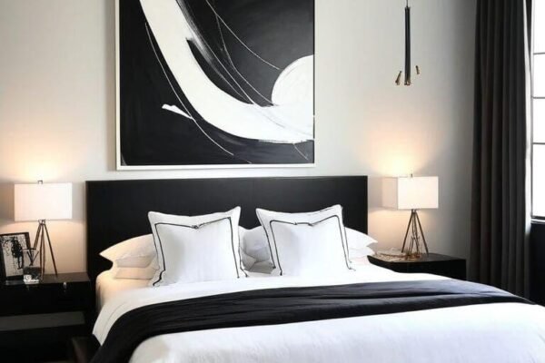 Black & White Bedroom Ideas